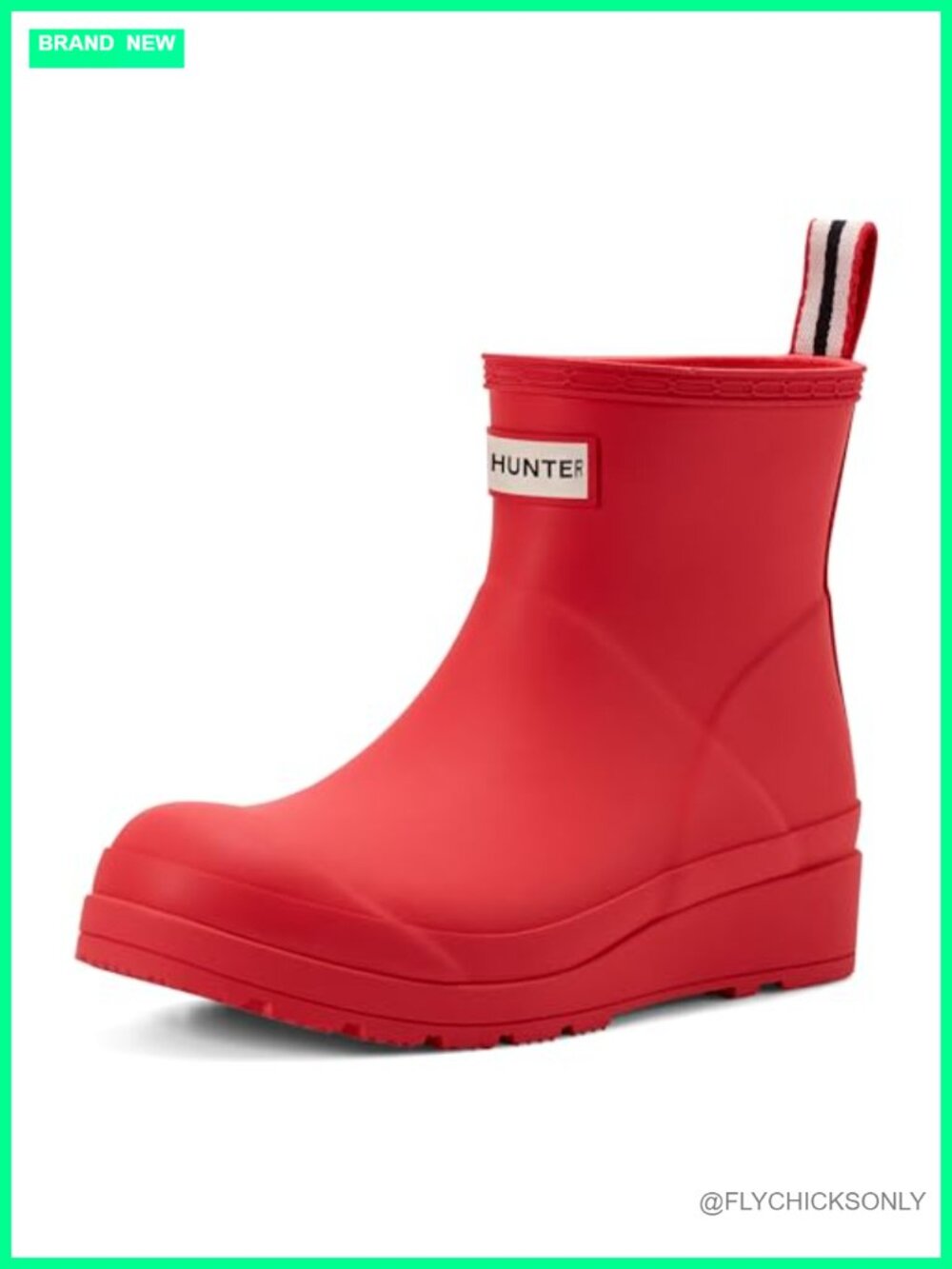 Waterproof Women's Play Short Rain Boot, Cushioned Comfort, Versatile Styling,